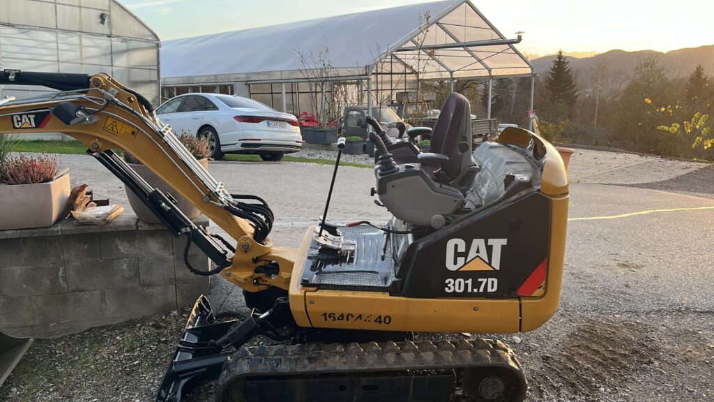 Minibagger für Erdarbeiten und Gartenbau in Kärnten